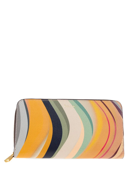  Paul Smith Swirl-pattern Zip-around Wallet - Orange 