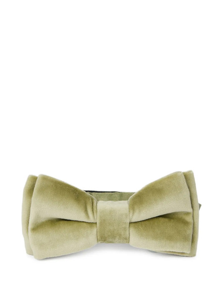  Paul Smith Textured Pleated Bow Tie - Green 