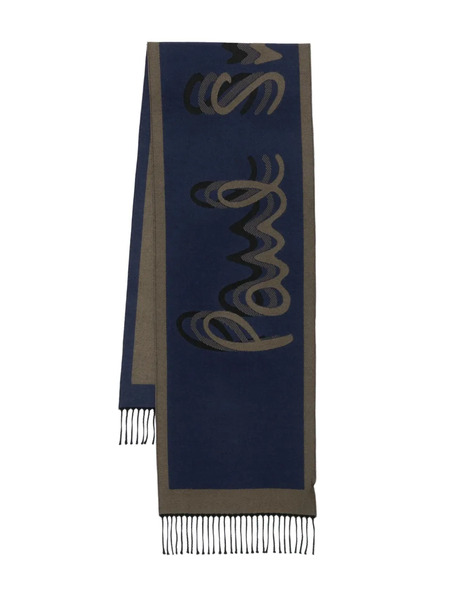  Paul Smith Wool Scarf - Blue 