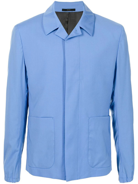  Paul Smith Wool Shirt Jacket - Blue 