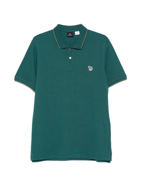  Paul Smith Zebra-patch Polo Shirt - Green 