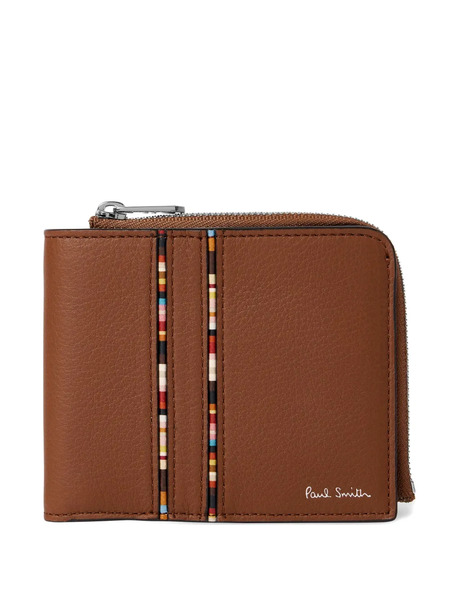  Paul Smith Zip-around Multi-stripe Wallet - Brown 