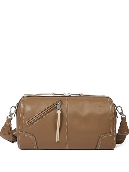  Paul Smith Zip Topstitch Shoulder Bag - Neutrals 