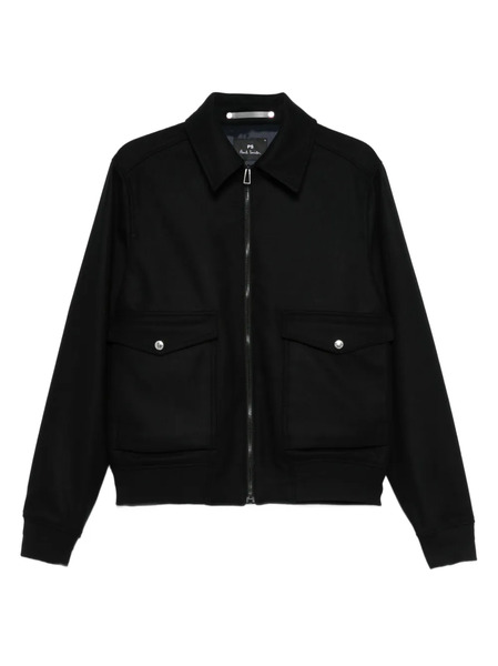  Paul Smith Zip-up Bomber Jacket - Black 