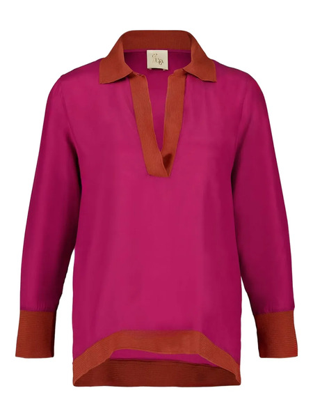  Paula Diane Silk Top - Pink 