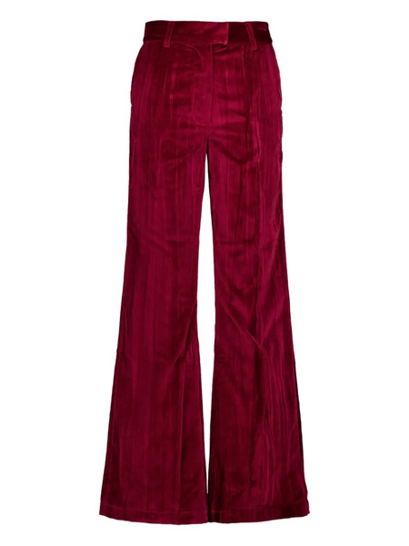  Paula Flared Velvet Trousers 