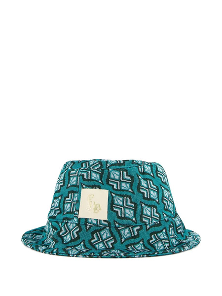  Paula Jacquard Bucket Hat - Green 