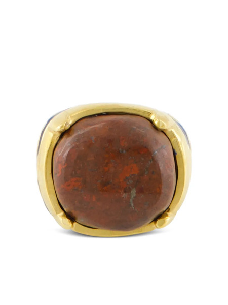  Paula Stone-embellishment Ring - Gold 