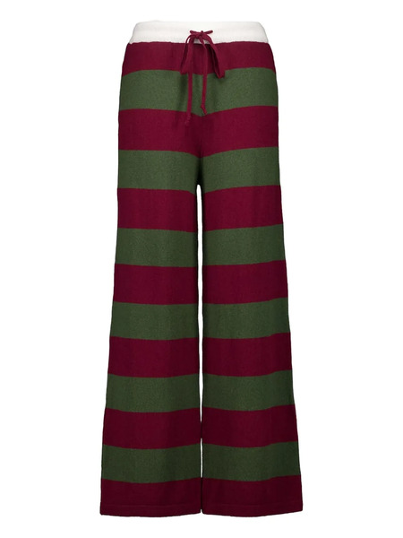  Paula Striped Trousers - Red 