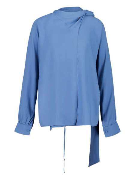  Paula Wrap Blouse - Blue 