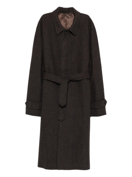  Paura Arthur Belted Coat - Brown 