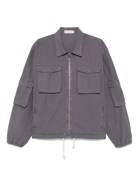  Paura Ryan Shirt Jacket - Purple 