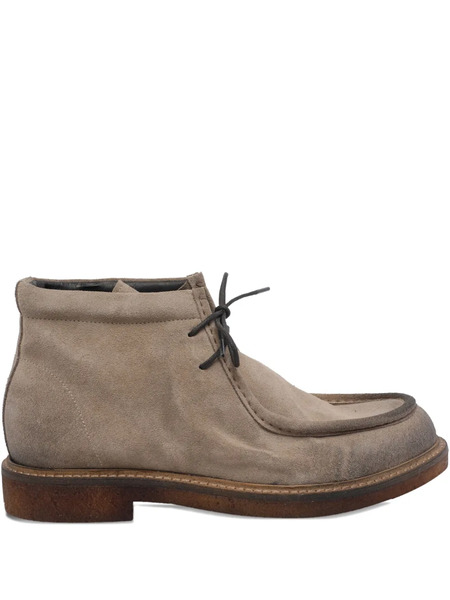  Pawelk's Laced Roun-toe Boots - Neutrals 