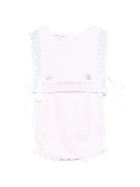  Paz Rodriguez Alaia Lace-trim Romper - Pink 