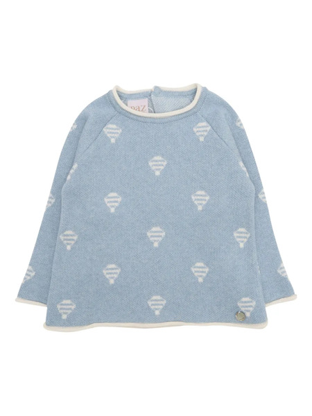  Paz Rodriguez Balloon-pattern Sweater - Blue 