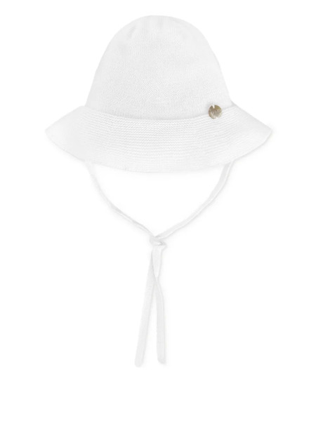  Paz Rodriguez Cotton Bucket Hat - White 