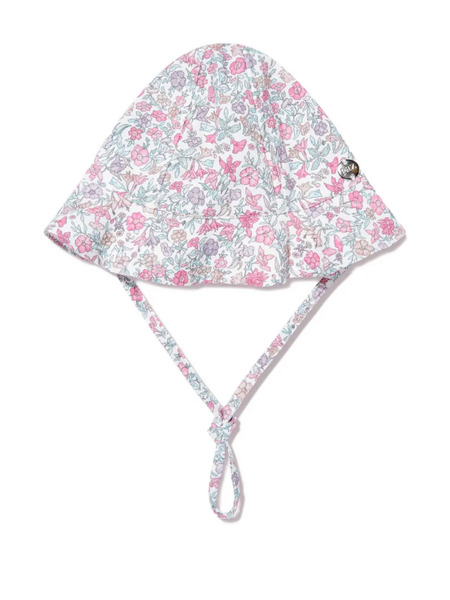  Paz Rodriguez Floral-print Bow Hat - Pink 