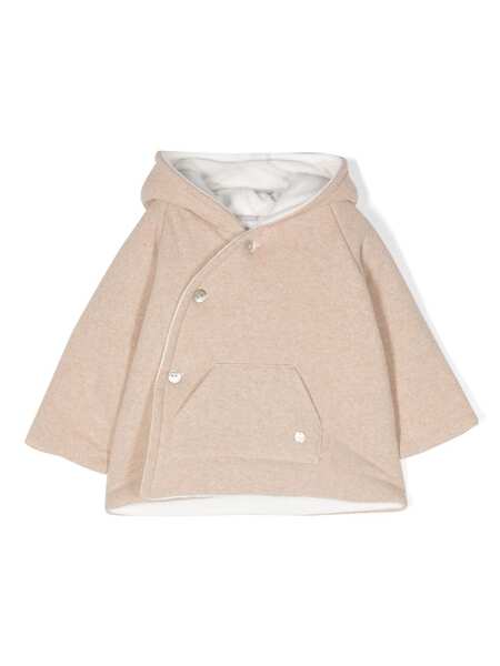  Paz Rodriguez Hooded Cotton-blend Coat - Neutrals 