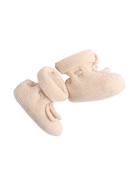  Paz Rodriguez Knit Lace-up Booties - Neutrals 