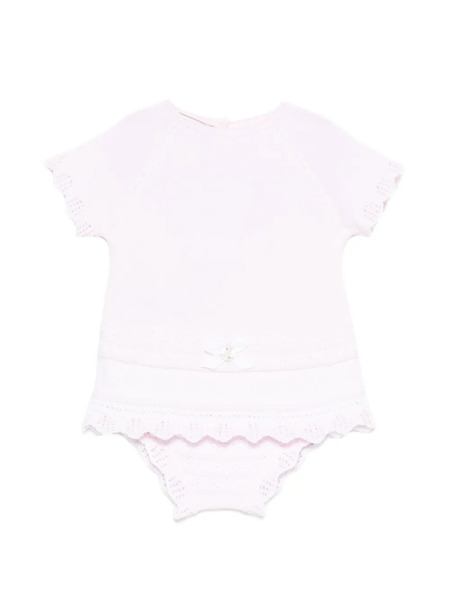  Paz Rodriguez Scalloped-trim Shorts Set - Pink 