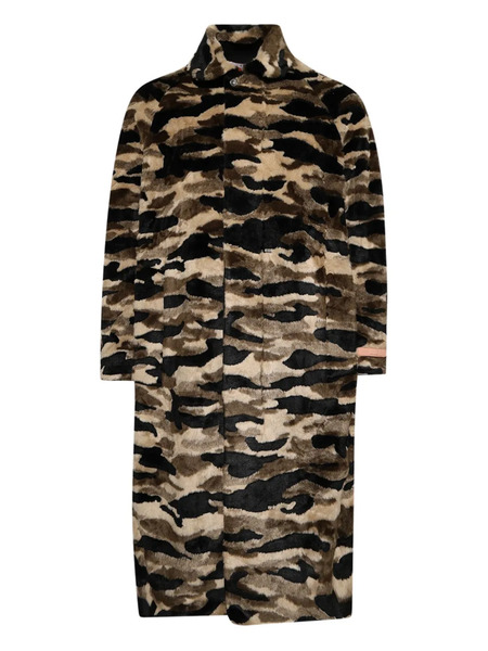  Pdf Camouflage-pattern Coat - Brown 