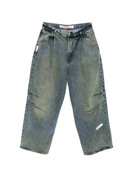  Pdf Front-pleat Jeans - Blue 