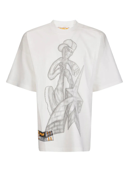  Pdf Graphic-print T-shirt - White 