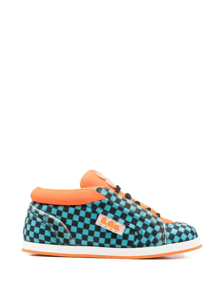  Pdf Sk8 Chequered Sneakers - Blue 