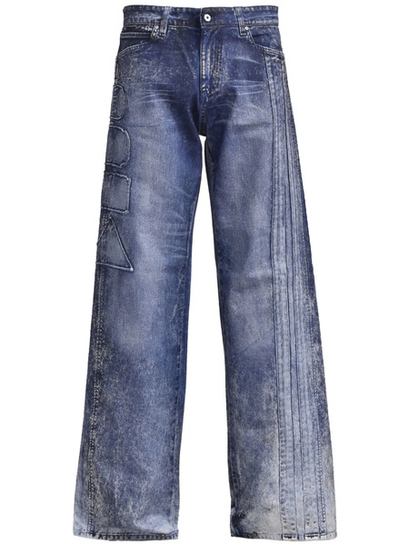  Pdf Wide-leg Jeans - Blue 