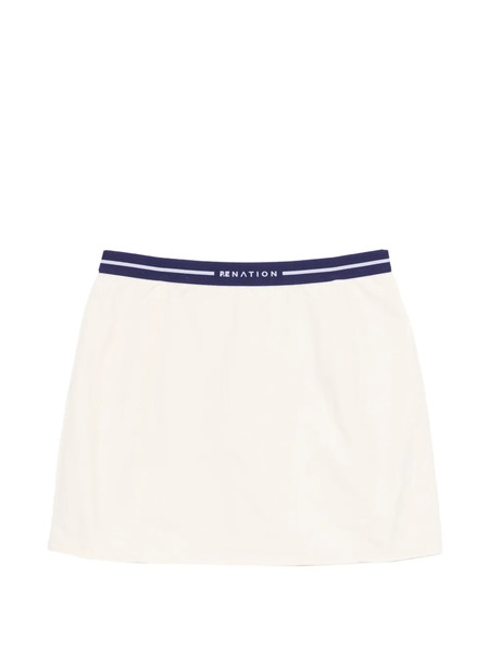  P.e Nation Striped Mini Skirt - Neutrals 