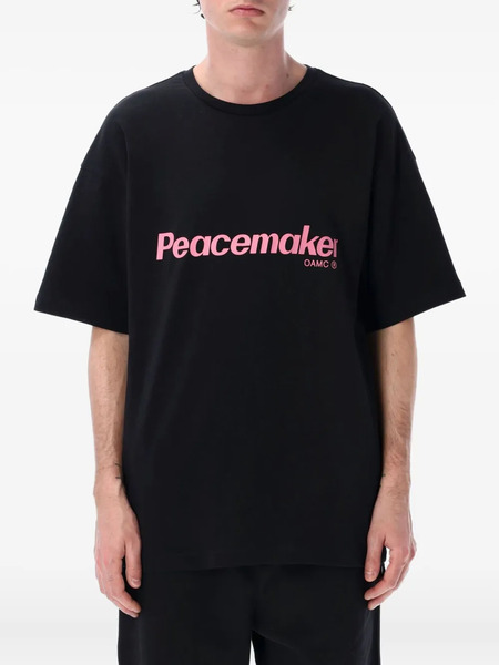 Peacemaker Oamc Flower T-shirt - Black 