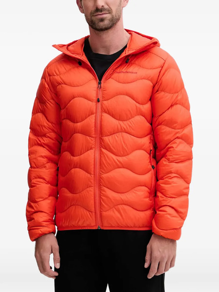  Peak Performance Helium Hooded Padded Jacket - Orange 