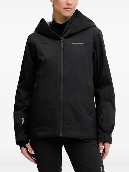  Peak Performance Hooded Ski Jacket - Black 
