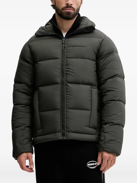  Peak Performance Rivel Hooded Quilted Jacket - Green 