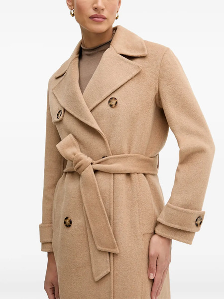  Pedro Del Hierro Belted Double-breasted Coat - Neutrals 