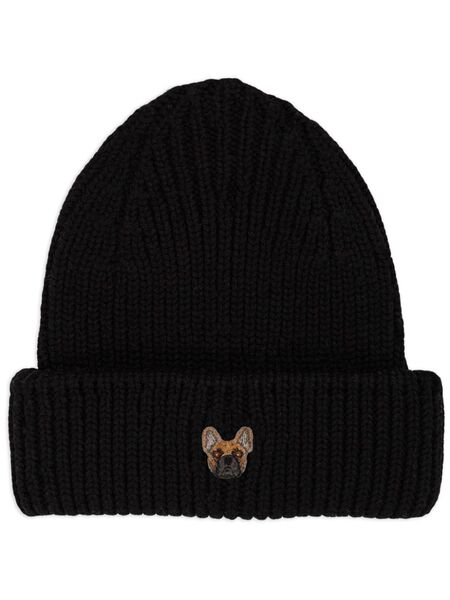  Pelo Foundation Bouledogue Patch Beanie - Black 