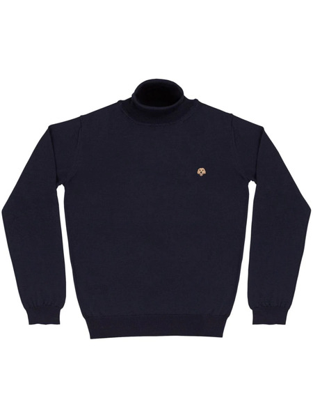  Pelo Foundation Dog-appliqué Jumper - Blue 