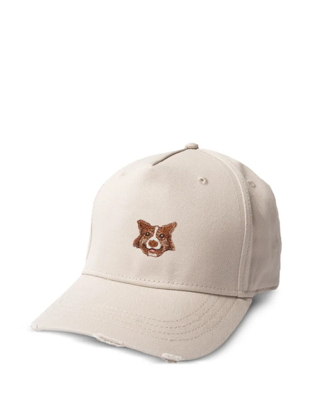  Pelo Foundation Embroidered-dog Baseball Cap - Neutrals 