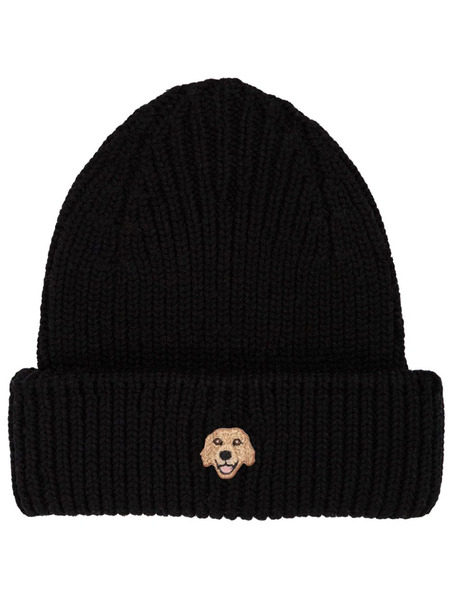  Pelo Foundation Labrador Patch Beanie - Black 