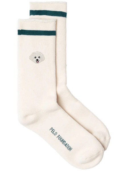  Pelo Foundation Maltese-patch Socks - White 