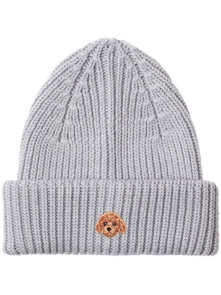  Pelo Foundation Poodle Dog Beanie Hat - Grey 