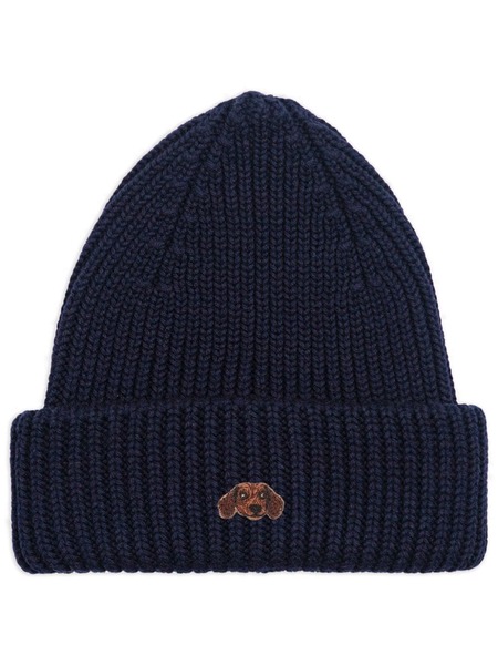  Pelo Foundation Sausage Dog Patch Beanie - Blue 