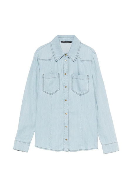  Pennyblack Buttoned Pocket Shirt - Blue 