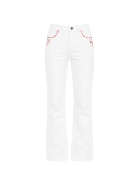  Pennyblack Embroidered Jeans - Neutrals 