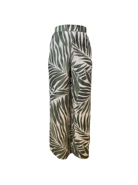  Pennyblack Leaf-printed Trousers - Green 