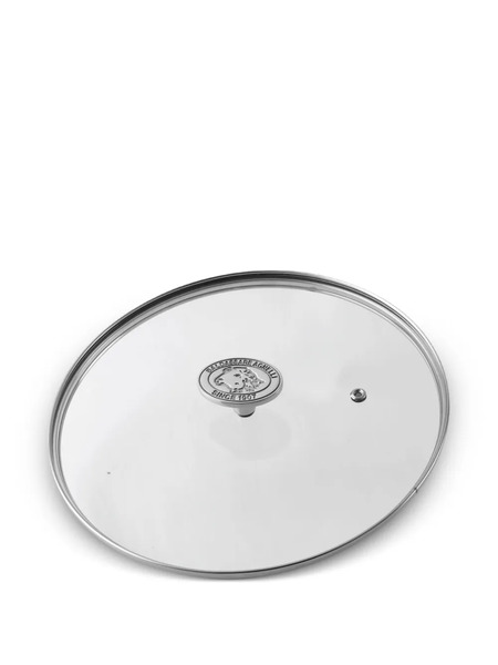  Pentole Agnelli Stainless Steel Knob Glass Lid - Silver 