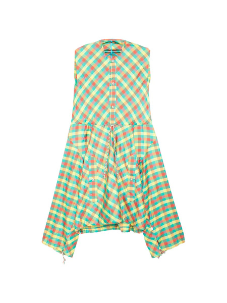  Penultimate Plaid Midi Dress - Yellow 