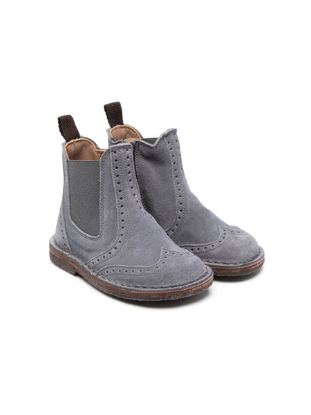 Pèpè Aziki Suede Boots - Blue 