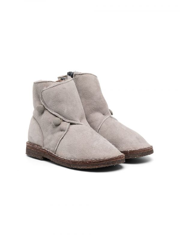  Pèpè Buttoned Ankle Boots - Grey 