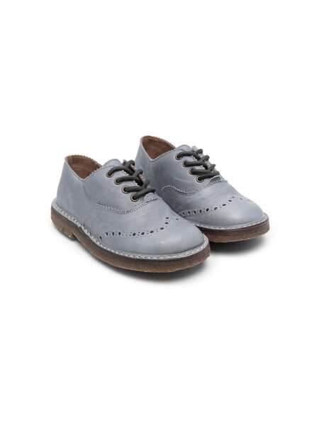  Pèpè Dusty Leather Brogues - Blue 